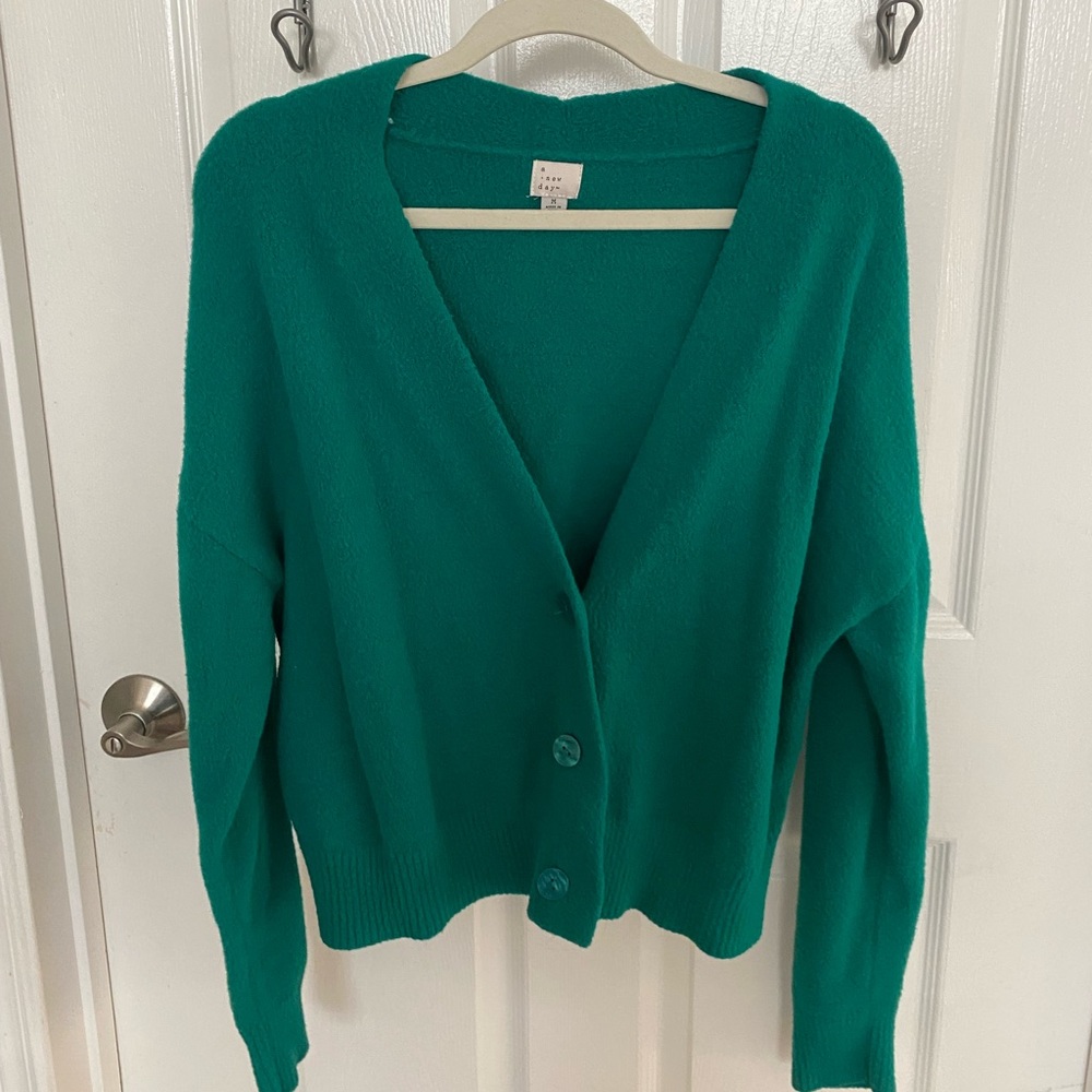 Green Cardigan